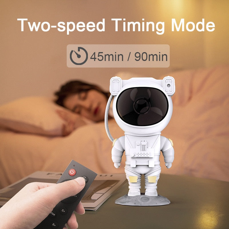 Galaxy Star Projector Starry Sky Night Light Astronaut Lamp